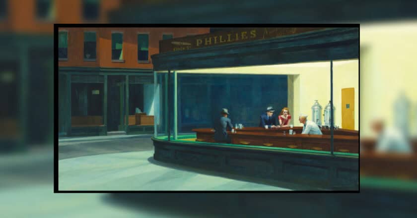 Nighthawks: una solitudine urbana sotto la luce dei neon